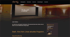 Desktop Screenshot of kino-horn.at
